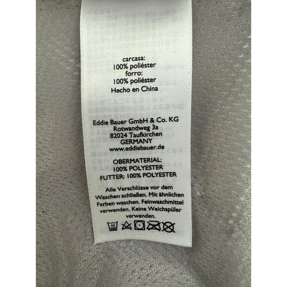 Eddie Bauer Women's Rainfoil Packable Jacket Hooded Pockets Size M Weatheredge - Picture 14 of 14